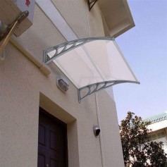 [US-W]HT-100 x 100 Household Application Door & Window Rain Cover Eaves Gray Holder