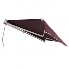 13x8 ft Retractable Awning Wine Red
